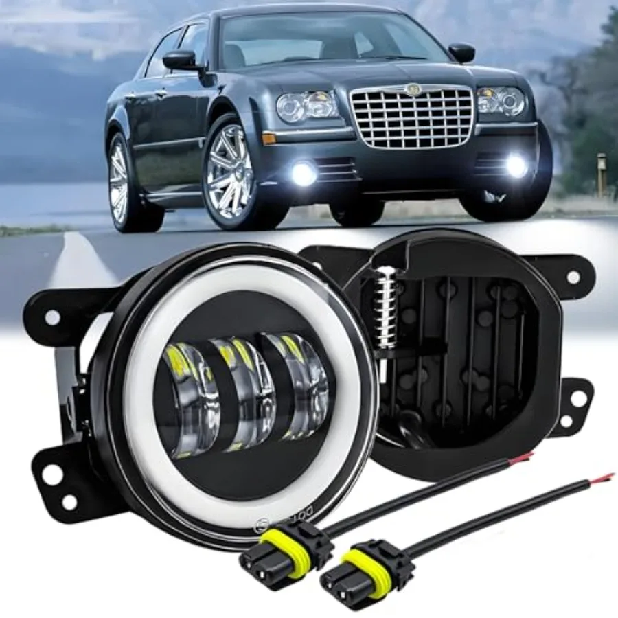 Светодиодные противотуманные фары 4 дюйма для Chrysler 300 2005-2010, только для моделей Touring и Limited, замена переднего бампера, круглые, внедорожные, светодиодные
Светодиодные противотуманные фары 4 дюйма для Chrysler 300 2005-2010, только для моделей Touring и Limited, замена переднего бампера, круглые, внедорожные, светодиодные