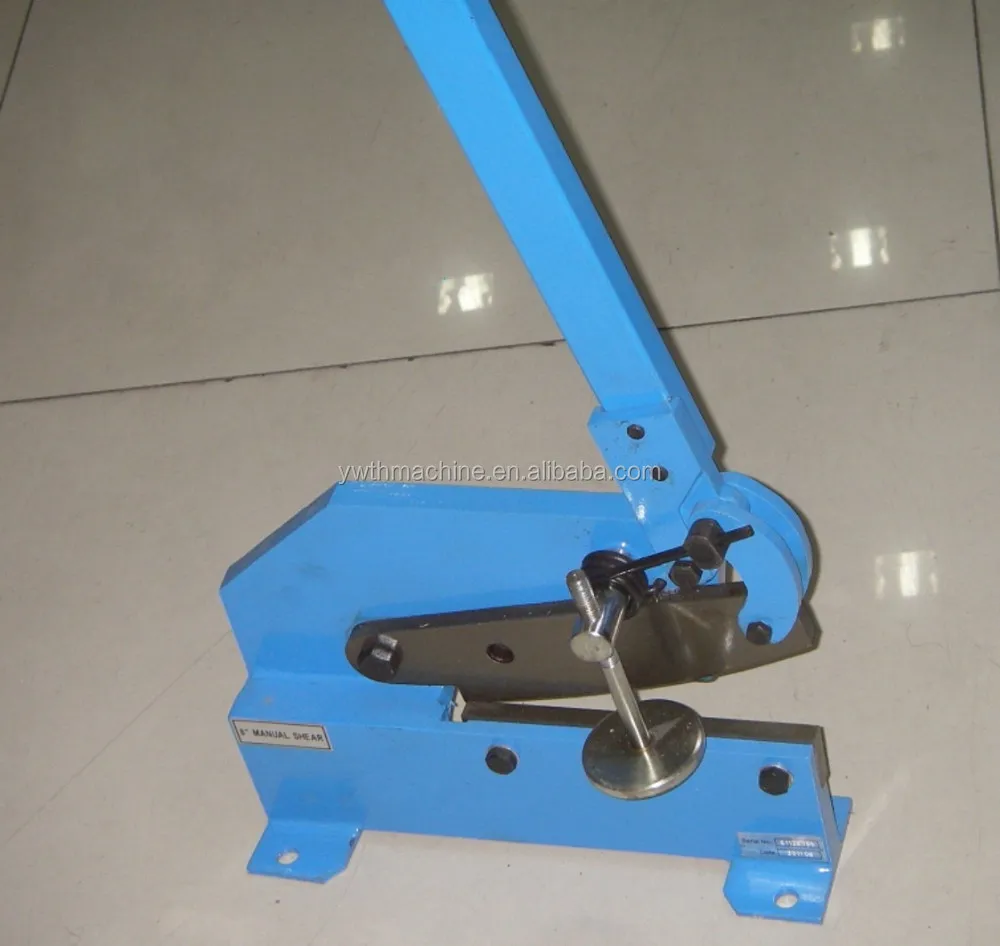 5" Hand Operated Manual Steel Plate Metal Cutter Guillotine Shearing Machine
5" Hand Operated Manual Steel Plate Metal Cutter Guillotine Shearing Machine