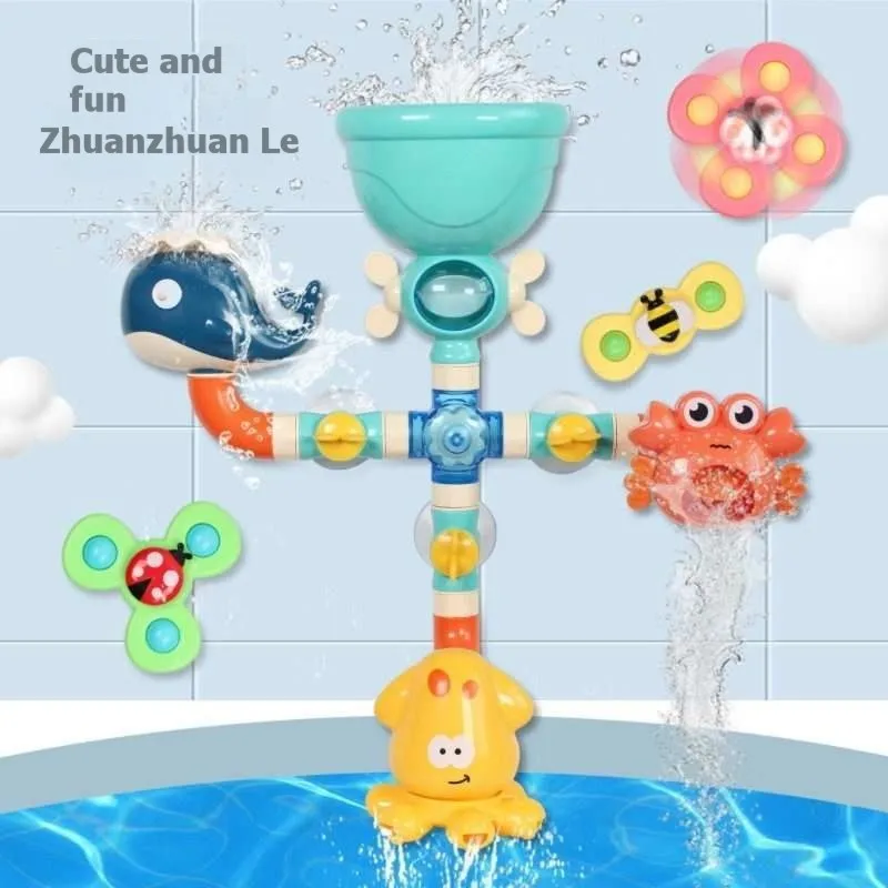 Многофункциональный детский игровой набор для ванной MACH: трубка для вращения и брызг воды - для детей
Многофункциональный детский игровой набор для ванной MACH: трубка для вращения и брызг воды - для детей