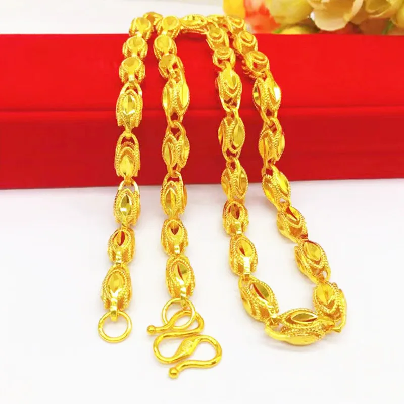 6mm Evil Eye Phoenix Eye Necklace Men & Women 24K Gold AU999 - Smooth, 6mm round, comfortable wear
6mm Evil Eye Phoenix Eye Necklace Men & Women 24K Gold AU999 - Smooth, 6mm round, comfortable wear