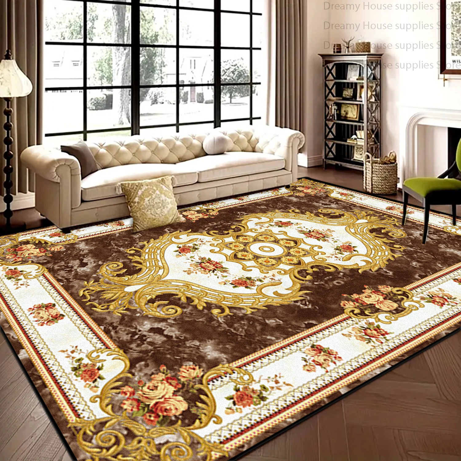 Luxury European Baroque Ornate Area Rug Floral Decoration Home Sofa Large Carpets 200x300 Thickened Fluffy Bedroom Washable Mat
Luxury European Baroque Ornate Area Rug Floral Decoration Home Sofa Large Carpets 200x300 Thickened Fluffy Bedroom Washable Mat