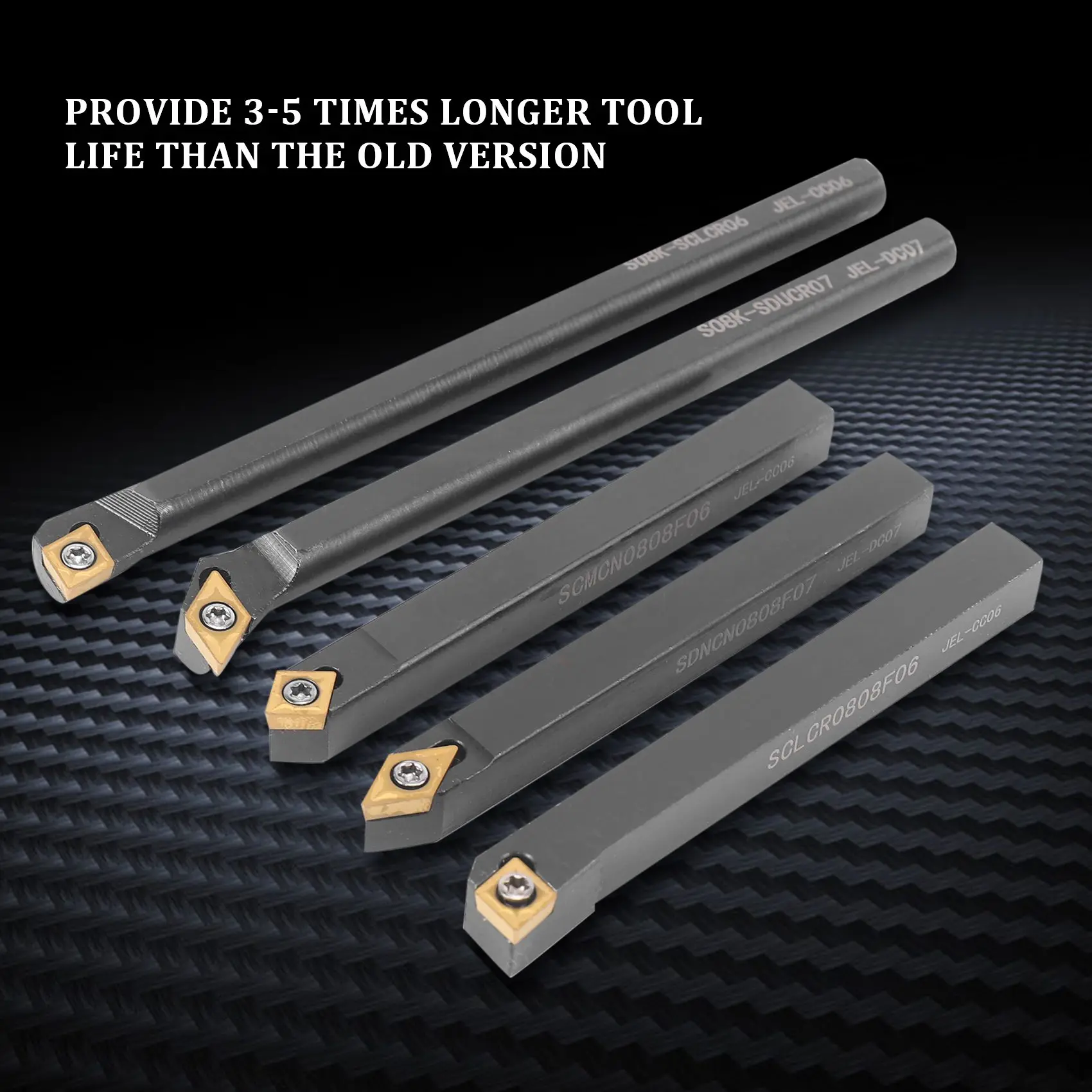 A76K 8Mm Shank Indexable Lathe Turning Tool Holder With CCMT060204 DCMT070204 Carbide Inserts For CNC Machine
A76K 8Mm Shank Indexable Lathe Turning Tool Holder With CCMT060204 DCMT070204 Carbide Inserts For CNC Machine