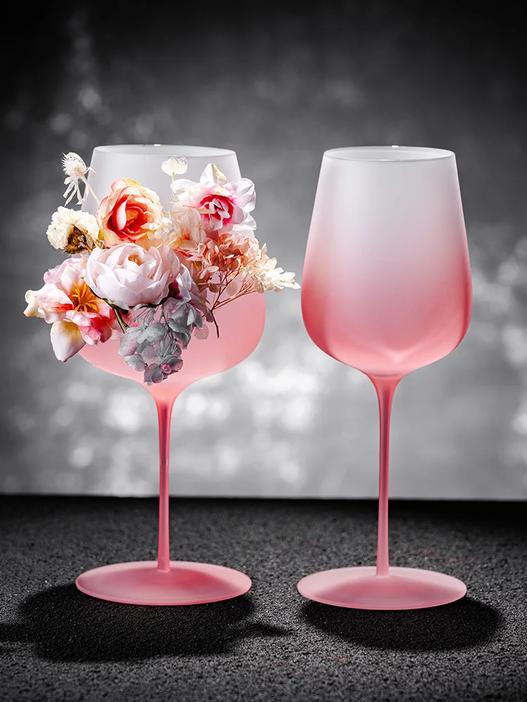 Romantic Frosted Gradient Pink Wine Glasses Set of 2 Luxury Champagne Glasses Couple Home Use Wine Glasses Glass Material
Romantic Frosted Gradient Pink Wine Glasses Set of 2 Luxury Champagne Glasses Couple Home Use Wine Glasses Glass Material
