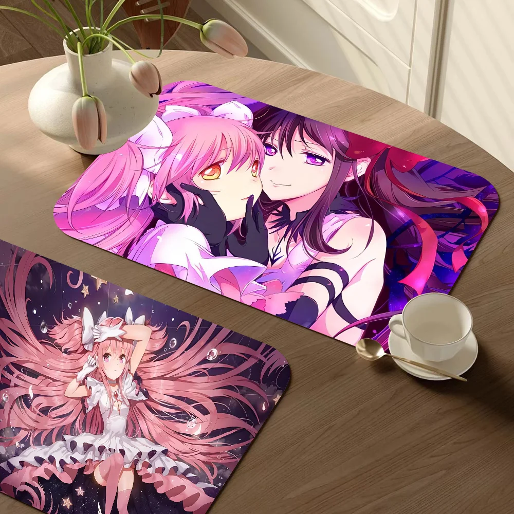 Кухонная посуда Puella Magi Madoka Magica, противоскользящая подстилка для кофе, термостойкая подстилка, посуда, Пылезащитная
Кухонная посуда Puella Magi Madoka Magica, противоскользящая подстилка для кофе, термостойкая подстилка, посуда, Пылезащитная