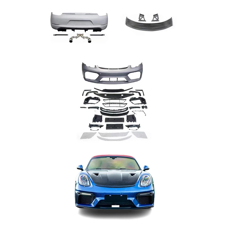 Car Accessories Facelift 2013-2015 Upgrade GT4 Front Bumper Body Kit for Porsche 981 Boxster Cayman
Car Accessories Facelift 2013-2015 Upgrade GT4 Front Bumper Body Kit for Porsche 981 Boxster Cayman