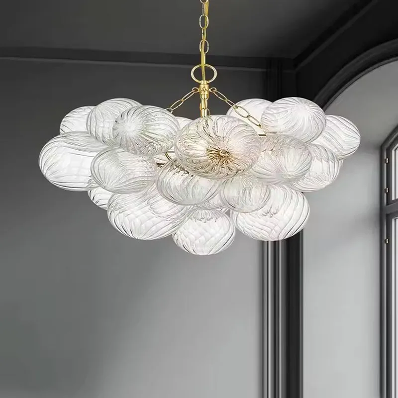 Home Deco Glass Bubble Chrome E14 LED Dimmable Hanging Lamps Chandelier Lighting Suspension Luminaire Lampen For Dinning Room by
Home Deco Glass Bubble Chrome E14 LED Dimmable Hanging Lamps Chandelier Lighting Suspension Luminaire Lampen For Dinning Room by