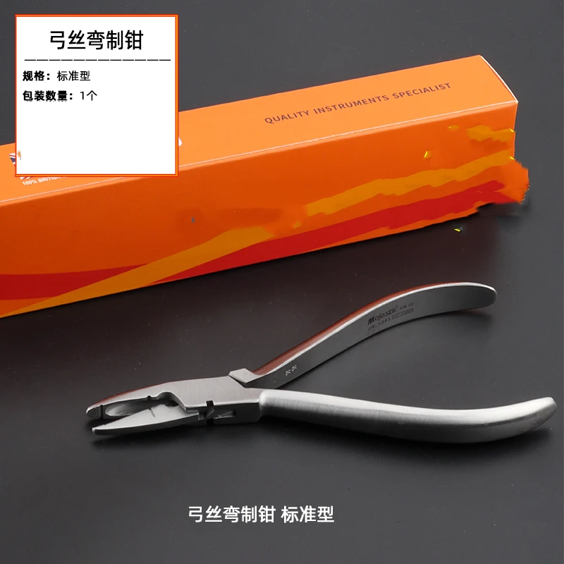 1PC Orthodontic Bend Wire Bending Pliers Dental Oral Forceps for round & Square Wire Markless Descent Denture Processing
1PC Orthodontic Bend Wire Bending Pliers Dental Oral Forceps for round & Square Wire Markless Descent Denture Processing