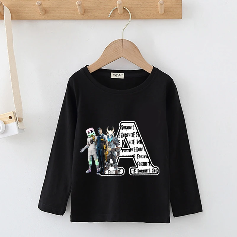 26letter Fortnites Long Sleeve T Shirt Boy Girl Cotton Clothes for Kid Anime Baby Clothing Party Costume Tops Gift Birthday Gift
26letter Fortnites Long Sleeve T Shirt Boy Girl Cotton Clothes for Kid Anime Baby Clothing Party Costume Tops Gift Birthday Gift