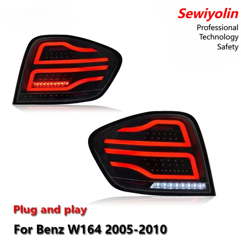 Светодиодные задние фонари для Mercedes-Benz W164 2005-2010: противотуманные фары, ДХО, стоп-сигналы, указатели поворота, установка Plug and Play
Светодиодные задние фонари для Mercedes-Benz W164 2005-2010: противотуманные фары, ДХО, стоп-сигналы, указатели поворота, установка Plug and Play