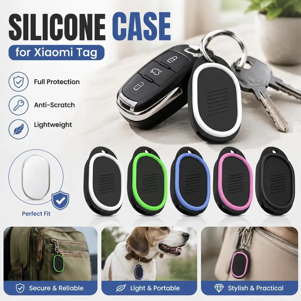 For XiaomiTag Silicone Protective Case Anti-loss Device Dual Color Style Protector For Xiaomi Tag Sleeve
For XiaomiTag Silicone Protective Case Anti-loss Device Dual Color Style Protector For Xiaomi Tag Sleeve