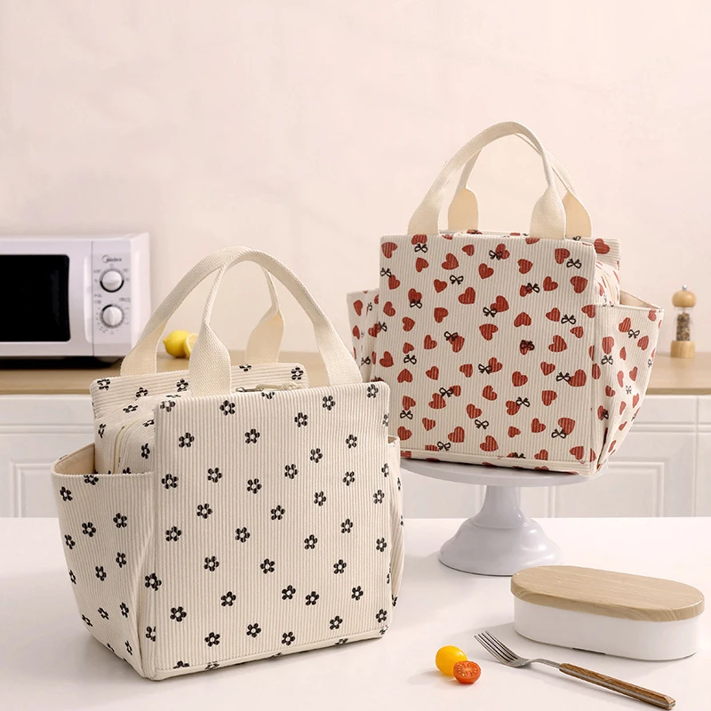 Corduroy Lunch Bag Thermal Insulation Lunch Box Storage Handbag Multifunctional Picnic Food Pouch Kid School Cooler Bag
Corduroy Lunch Bag Thermal Insulation Lunch Box Storage Handbag Multifunctional Picnic Food Pouch Kid School Cooler Bag