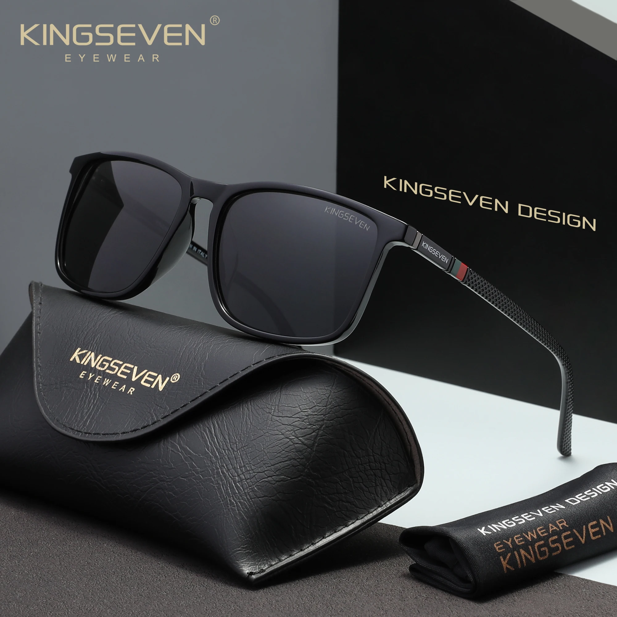 Солнцезащитные очки KINGSEVEN Classic Rectangle Frame для мужчин и женщин, с защитой от УФ-излучения UV400, для путешествий, вождения, рыбалки, повседневного использования
Солнцезащитные очки KINGSEVEN Classic Rectangle Frame для мужчин и женщин, с защитой от УФ-излучения UV400, для путешествий, вождения, рыбалки, повседневного использования