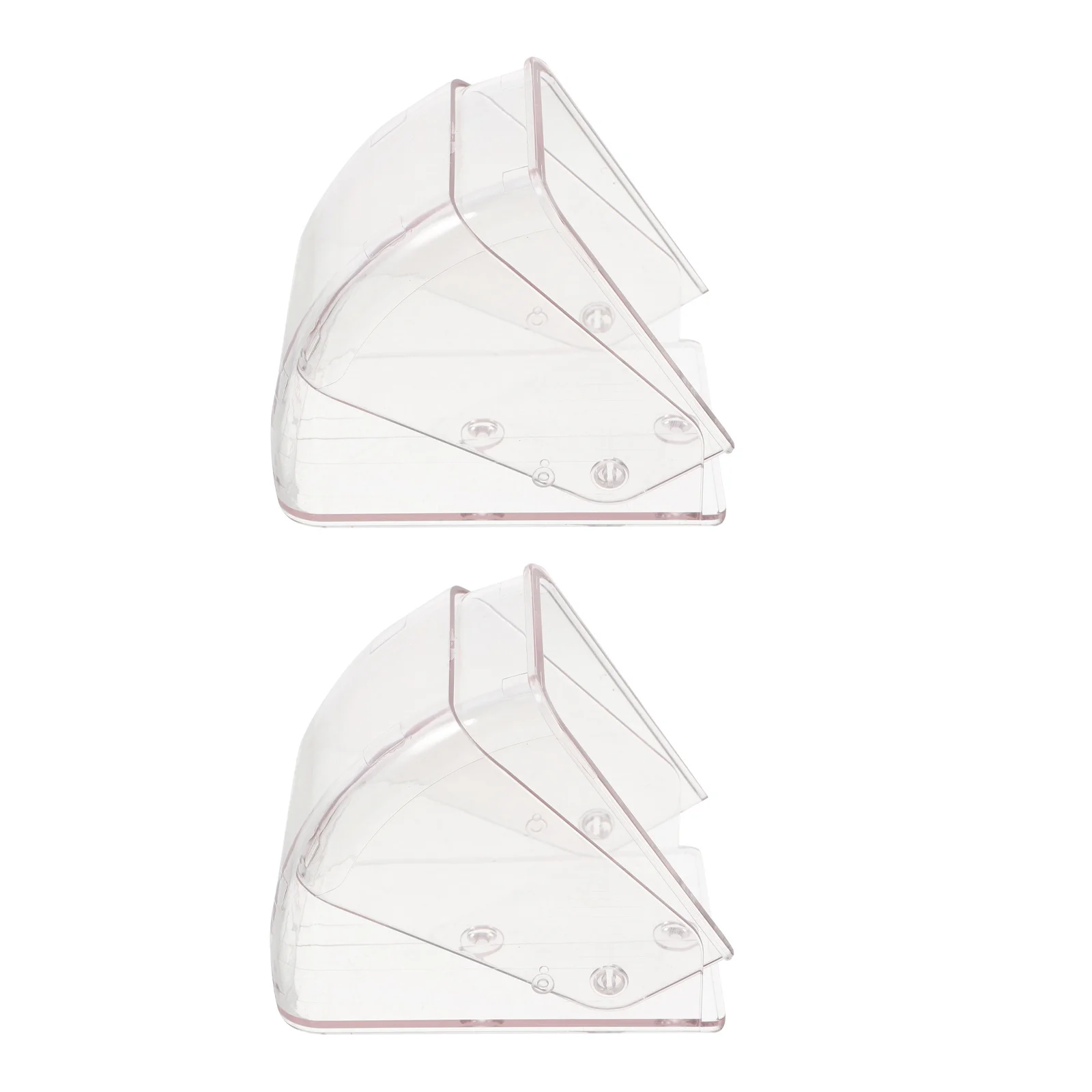 2Pcs Outdoor Wireless Doorbell Cover Transparent Waterproof Plastic Protector Shield Rainproof Door Chime Cover
2Pcs Outdoor Wireless Doorbell Cover Transparent Waterproof Plastic Protector Shield Rainproof Door Chime Cover
