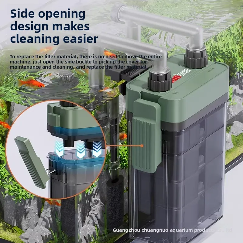 Chuangxing Sensen wall-mounted external water purification circulation three-in-one fish tank filter turtle low water level
Chuangxing Sensen wall-mounted external water purification circulation three-in-one fish tank filter turtle low water level