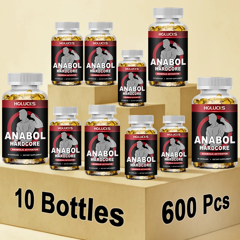 Premium ANABOLIC Muscle Builder Capsules, Boost Workout Energy, Muscle Growth, Balances Men Hormones, Immune Support
Premium ANABOLIC Muscle Builder Capsules, Boost Workout Energy, Muscle Growth, Balances Men Hormones, Immune Support