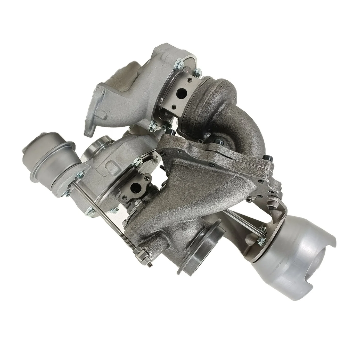 Twin Turbocharger R2S Turbo 1000-970-0008 1000-988-0074 1000-988-0036 Billet Wheel for Sprinter Bi Turbo 95-125 Kw 2009
Twin Turbocharger R2S Turbo 1000-970-0008 1000-988-0074 1000-988-0036 Billet Wheel for Sprinter Bi Turbo 95-125 Kw 2009