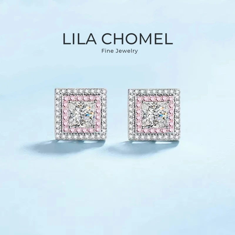 Engagement Earplug Stud Earrings Square 18K White Gold Women Birthday Gift 1.2Carat Moissanite Diamond Girl Wedding Fine Jewelry
Engagement Earplug Stud Earrings Square 18K White Gold Women Birthday Gift 1.2Carat Moissanite Diamond Girl Wedding Fine Jewelry