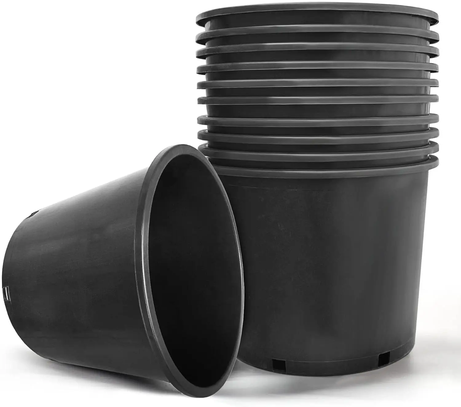 7 Gallon Flexible Nursery Pots with Drainage Holes, Plastic Plant Containers for Indoor/Outdoor Vegetables and Flowers, 10-Pack
7 Gallon Flexible Nursery Pots with Drainage Holes, Plastic Plant Containers for Indoor/Outdoor Vegetables and Flowers, 10-Pack