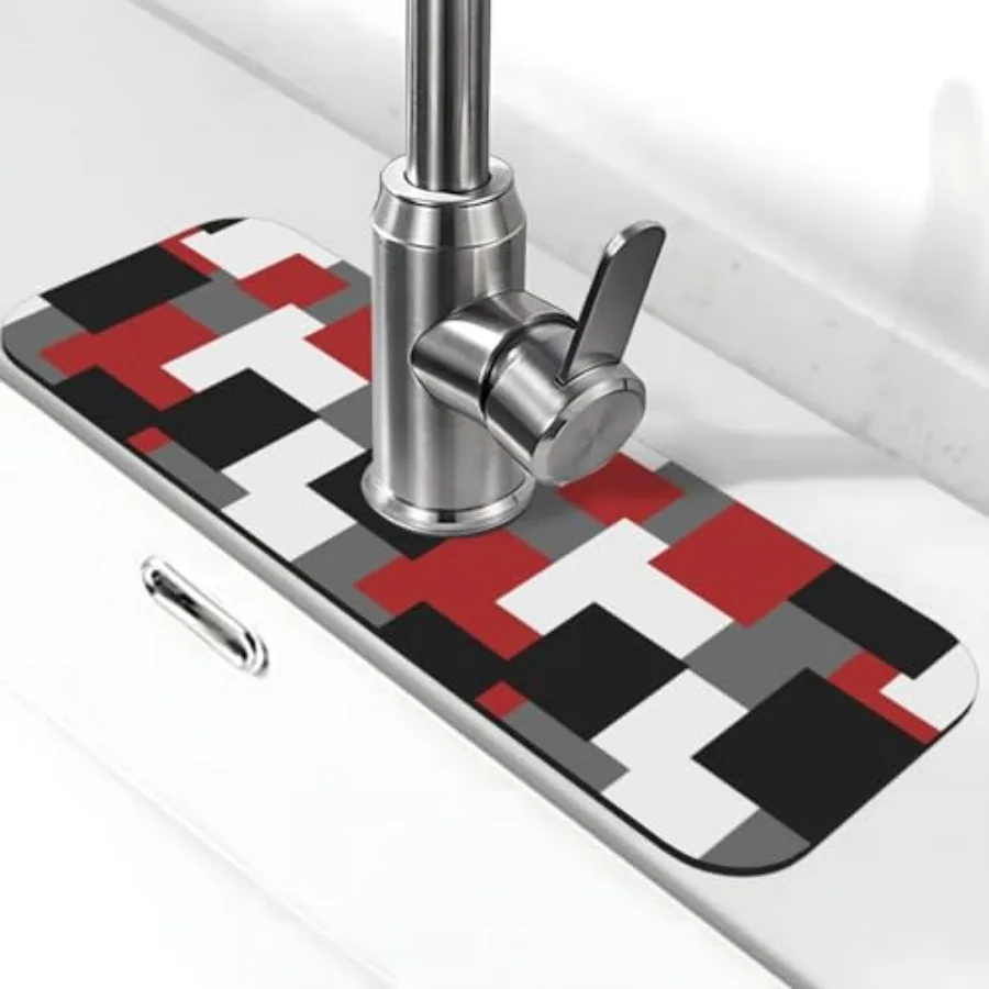 15" X 5.5" Kitchen Sink Splash Guard Faucet Faucet Guard Draining Mat Sink Splash Guard Faucet Kitchen Bathroom
15" X 5.5" Kitchen Sink Splash Guard Faucet Faucet Guard Draining Mat Sink Splash Guard Faucet Kitchen Bathroom