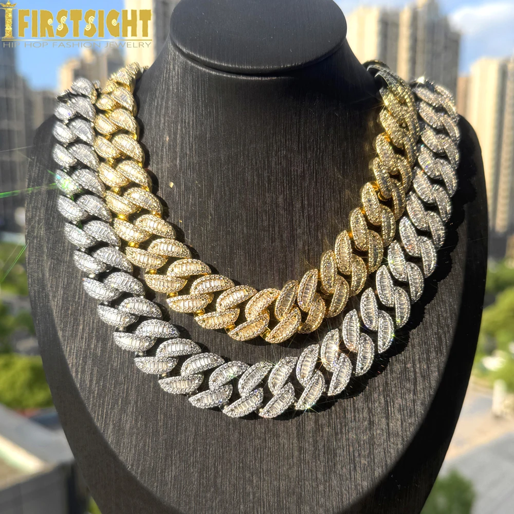 2025 New Iced Out Bling 20mm CZ Cuban Link Chain Necklace 5A Zircon Heavy Chunky Box Clasp Choker Hip Hop Women Men Jewelry
2025 New Iced Out Bling 20mm CZ Cuban Link Chain Necklace 5A Zircon Heavy Chunky Box Clasp Choker Hip Hop Women Men Jewelry