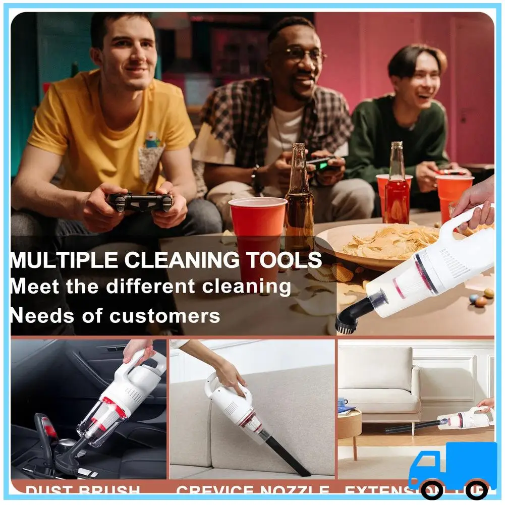 Latest Handheld Vacuum Cleaner High Power Vacuum Cleaner 12000Pa USB Charging Portable Dust Buster For Car/House/Office Cleaning
Latest Handheld Vacuum Cleaner High Power Vacuum Cleaner 12000Pa USB Charging Portable Dust Buster For Car/House/Office Cleaning