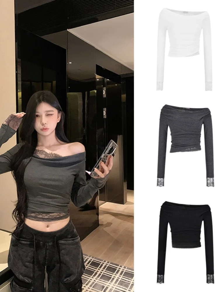 Pure Desire White Long Sve футболка женская зимняя внутренняя кружевная основа irt корейский Sle Hot Girl ort Top Casual Sle
Pure Desire White Long Sve футболка женская зимняя внутренняя кружевная основа irt корейский Sle Hot Girl ort Top Casual Sle