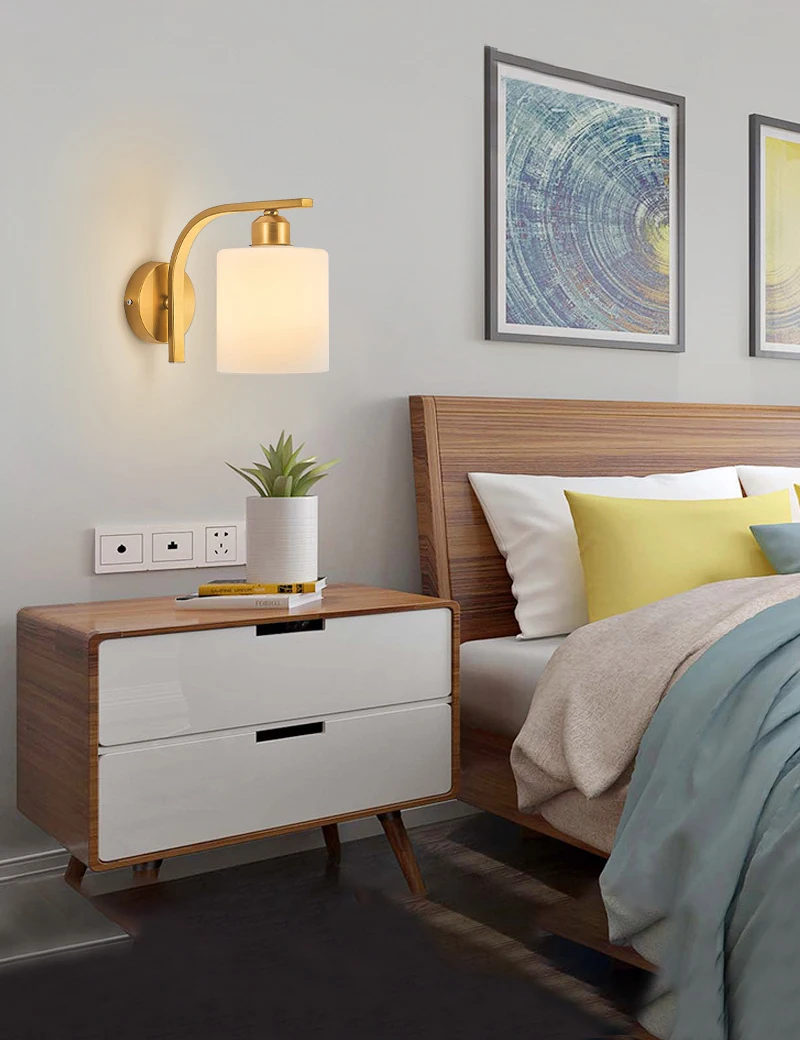 Modern Led Wall Lights Brass for Living Room Bedside Classic Japanese Glass Interior Wall Sconce Lighting Fixtures Metal Home
Modern Led Wall Lights Brass for Living Room Bedside Classic Japanese Glass Interior Wall Sconce Lighting Fixtures Metal Home