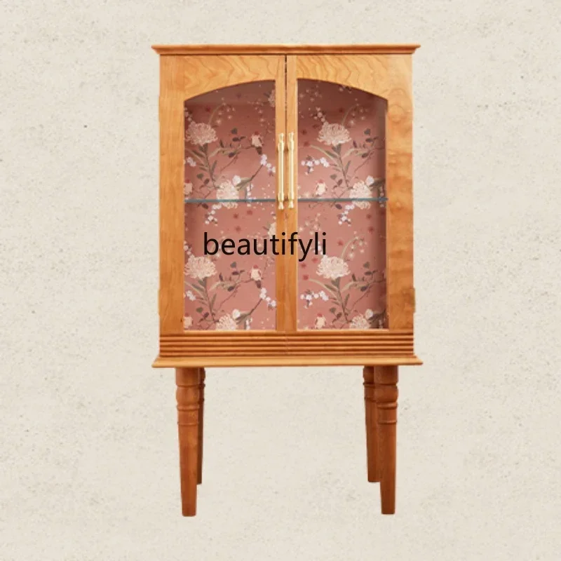 FG10Retro Glass Display Solid Wood Side Cabinet Bedroom Nordic and Japanese Style Living Room Sofa Entrance
FG10Retro Glass Display Solid Wood Side Cabinet Bedroom Nordic and Japanese Style Living Room Sofa Entrance