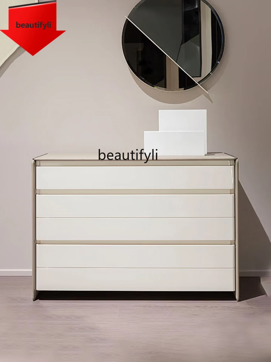 a44 Modern Minimalist Italian-Style Light Luxury Chest of Drawers Post-Modern Leather Hard Bag Decorative Locker Hallway Sidebo
a44 Modern Minimalist Italian-Style Light Luxury Chest of Drawers Post-Modern Leather Hard Bag Decorative Locker Hallway Sidebo
