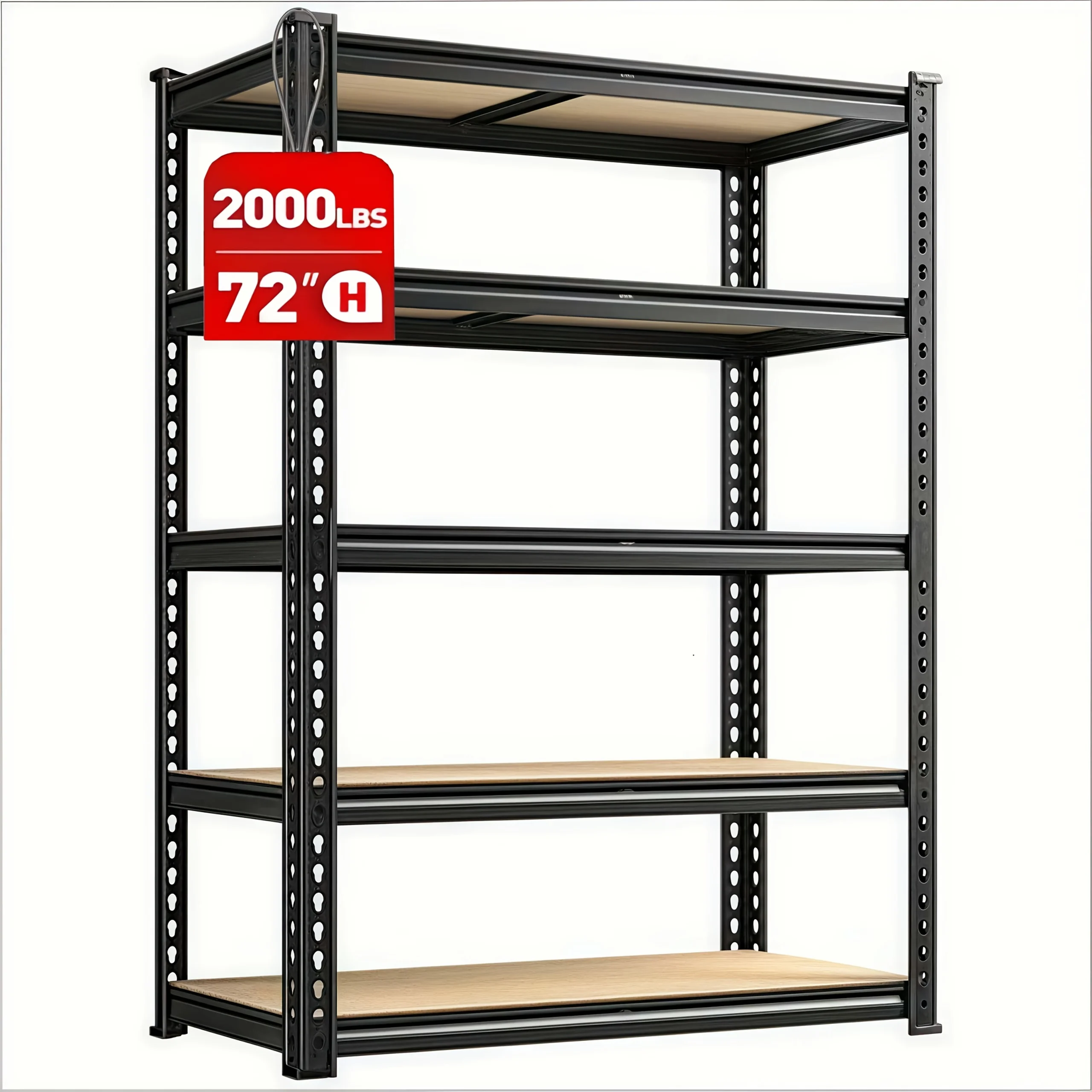 72"H Garage Shelving Heavy Duty Storage Shelves 2000LBS Garage Shelves 5 Tier Metal Storage Shelving Unit Adjustable Garage Storage Shelves For Craft Warehouse Garage Kitchen Pantry Basement 72H''*35.5W''*11.8''D, Utility Shelves
72"H Garage Shelving Heavy Duty Storage Shelves 2000LBS Garage Shelves 5 Tier Metal Storage Shelving Unit Adjustable Garage Storage Shelves For Craft Warehouse Garage Kitchen Pantry Basement 72H''*35.5W''*11.8''D, Utility Shelves