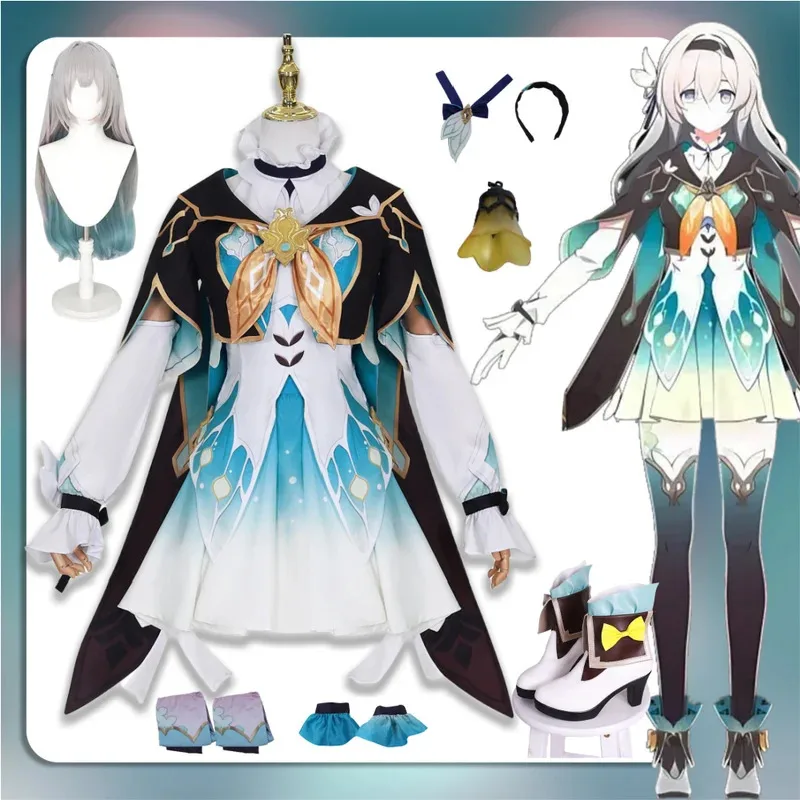 Honkai Firefly Cosplay Costume Women Outfit Honkai Star Rail Firefly Cos Wig Shoes Hsr Cos Halloween Costumes
Honkai Firefly Cosplay Costume Women Outfit Honkai Star Rail Firefly Cos Wig Shoes Hsr Cos Halloween Costumes
