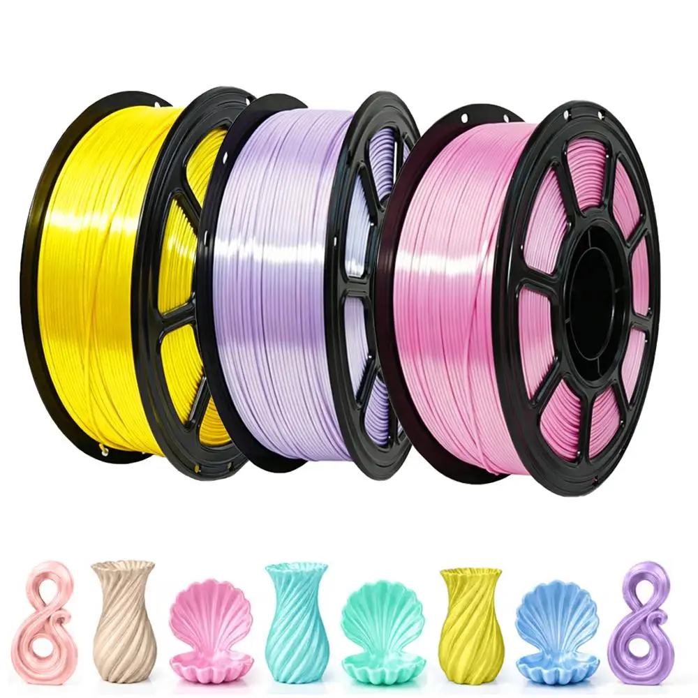 Silk PLA 3D Printer Filament 1.75mm is Suitable For Most 3D Printers, Macaron Color 1kg (2.2 lbs) 1Roll
Silk PLA 3D Printer Filament 1.75mm is Suitable For Most 3D Printers, Macaron Color 1kg (2.2 lbs) 1Roll