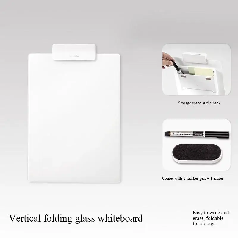 Deli Nusign NS125 Desktop Vertical Glass Message Board Whiteboard 30x21.5cm with Stationery Box Set - Includes Pen And Eraser
Deli Nusign NS125 Desktop Vertical Glass Message Board Whiteboard 30x21.5cm with Stationery Box Set - Includes Pen And Eraser