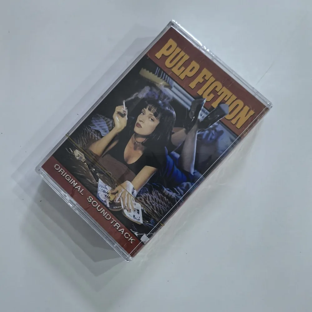 Movie Pulp Fiction Vincent Vega Mia Wallace Cosplay Tape Butch Coolidge Soundtracks Box Tapes Walkman Car Cassettes Party Music
Movie Pulp Fiction Vincent Vega Mia Wallace Cosplay Tape Butch Coolidge Soundtracks Box Tapes Walkman Car Cassettes Party Music
