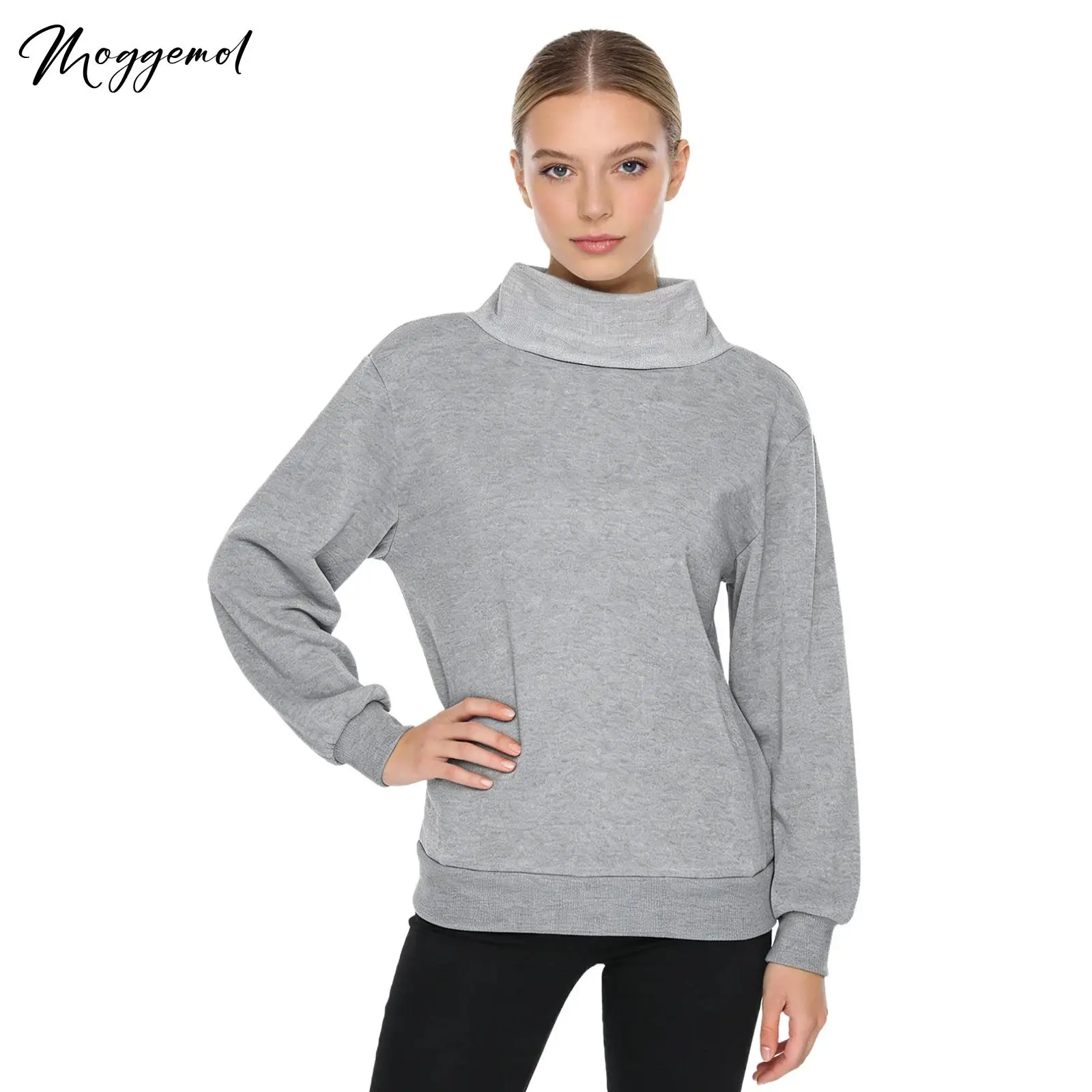Womens Oversized Sweatshirt Slit Turtleneck Long Sleeve Pullover Shirt Tunic Top Basic Sweatshirt for Daily Casual School Hiking
Womens Oversized Sweatshirt Slit Turtleneck Long Sleeve Pullover Shirt Tunic Top Basic Sweatshirt for Daily Casual School Hiking
