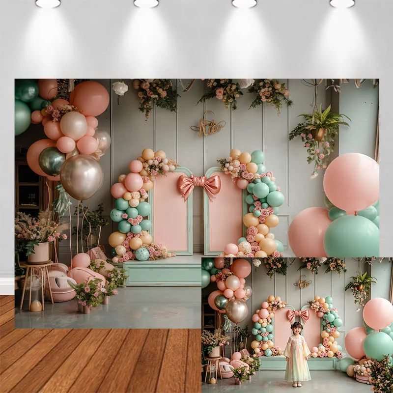 LS Photography Background Pink Balloon Bow Flower Decor Birthday Baby Shower Cake Smash Adult Kids Portrait Photo Backdrop
LS Photography Background Pink Balloon Bow Flower Decor Birthday Baby Shower Cake Smash Adult Kids Portrait Photo Backdrop