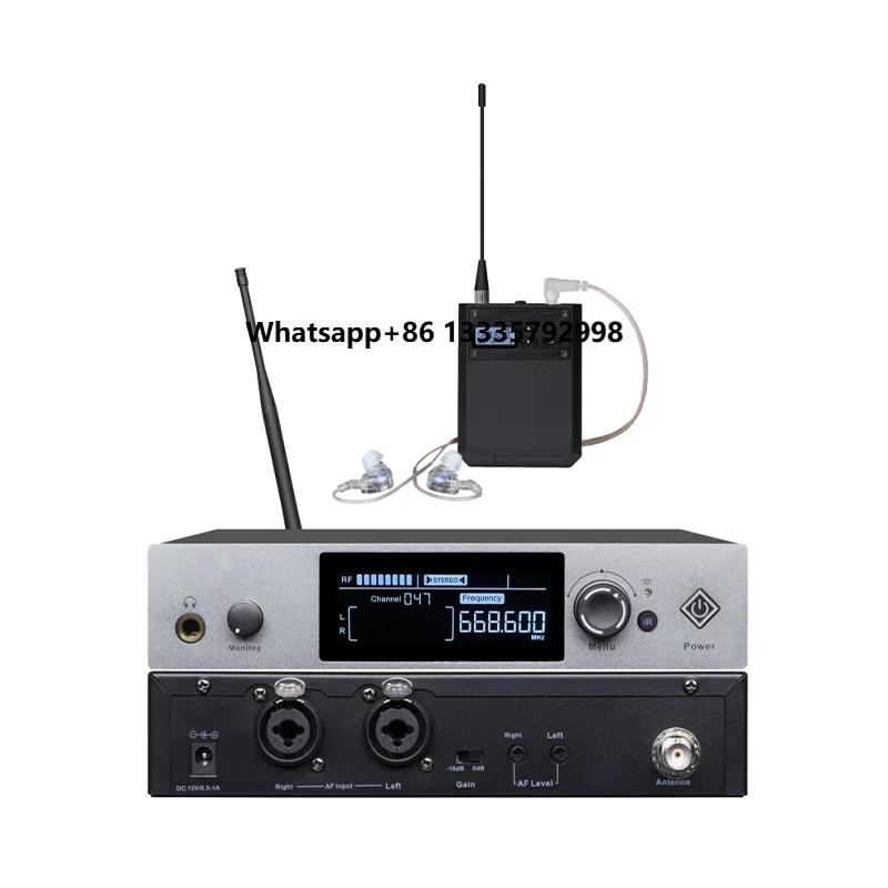 High Fidelity 2-Channel In-Ear System OEM Wireless Microphone and Headphone with White Stage Portable Metal CN;GUA
High Fidelity 2-Channel In-Ear System OEM Wireless Microphone and Headphone with White Stage Portable Metal CN;GUA