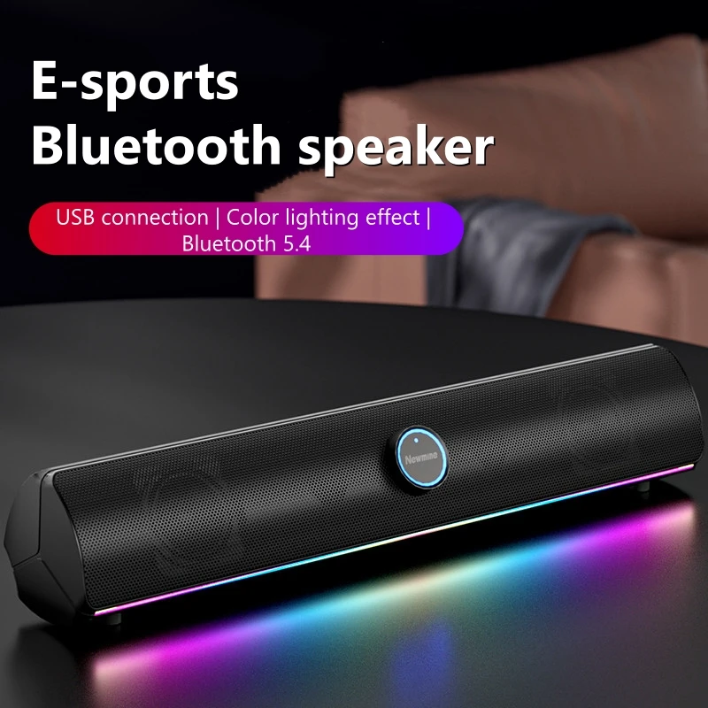 BT805 RGB Gaming Speaker, USB & Bluetooth Soundbar,12 Lighting Modes,Touch Control,4 Bass Levels,Soundbar for PC,TV,Gaming Setup
BT805 RGB Gaming Speaker, USB & Bluetooth Soundbar,12 Lighting Modes,Touch Control,4 Bass Levels,Soundbar for PC,TV,Gaming Setup