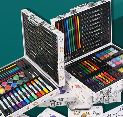 Children's Painting Tools Watercolor Pen Set Color Pen Brush Set Student Art Drawing Set
Children's Painting Tools Watercolor Pen Set Color Pen Brush Set Student Art Drawing Set