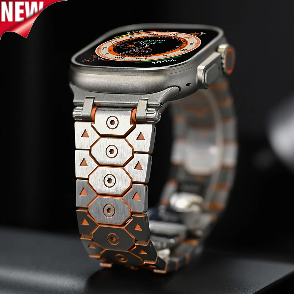 Titanium Color For Apple Watch Ultra 2 49mm S10 46mm Stainless Steel Bracelet Correa For iWatch 7 8 9 44mm 40mm 42mm 41 38 Strap
Titanium Color For Apple Watch Ultra 2 49mm S10 46mm Stainless Steel Bracelet Correa For iWatch 7 8 9 44mm 40mm 42mm 41 38 Strap