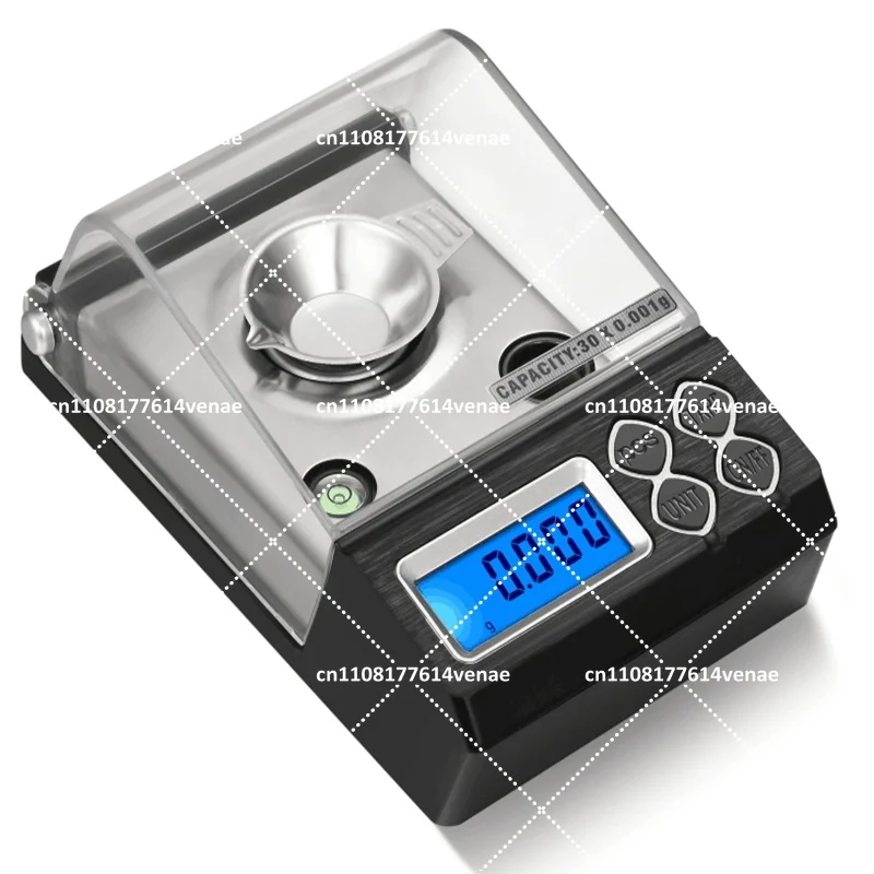 Portable Electronic Jewelry Scale 0.001g Precision, 20g 30g 50g Digital Milligram Balance for Gold Germ Carat Counting
Portable Electronic Jewelry Scale 0.001g Precision, 20g 30g 50g Digital Milligram Balance for Gold Germ Carat Counting