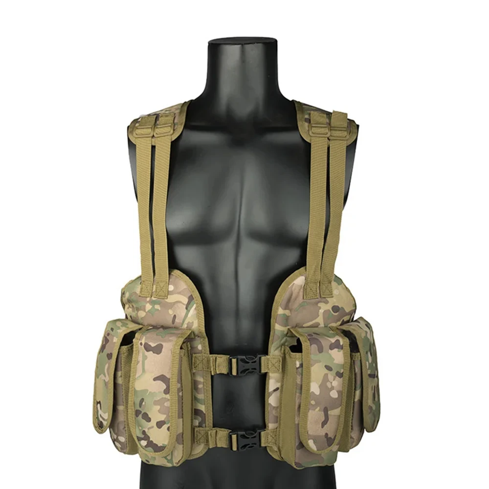 Тактический практичный многофункциональный тренировочный жилет для охоты на открытом воздухе 600D, защитный тренировочный жилет для улицы, камуфляжный жилет
Тактический практичный многофункциональный тренировочный жилет для охоты на открытом воздухе 600D, защитный тренировочный жилет для улицы, камуфляжный жилет