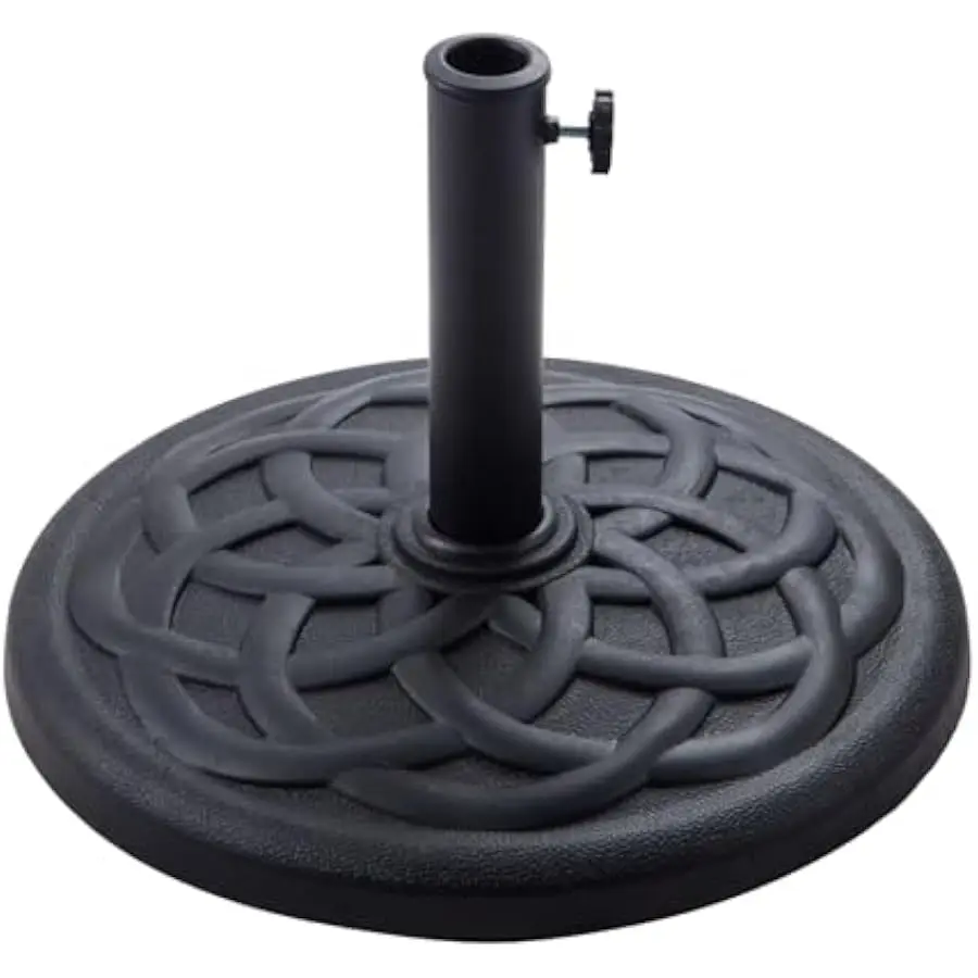 C-Hopetree 31 lb Heavy Duty Round Base Stand for Patio Outdoor Market Table Umbrella, Black
C-Hopetree 31 lb Heavy Duty Round Base Stand for Patio Outdoor Market Table Umbrella, Black