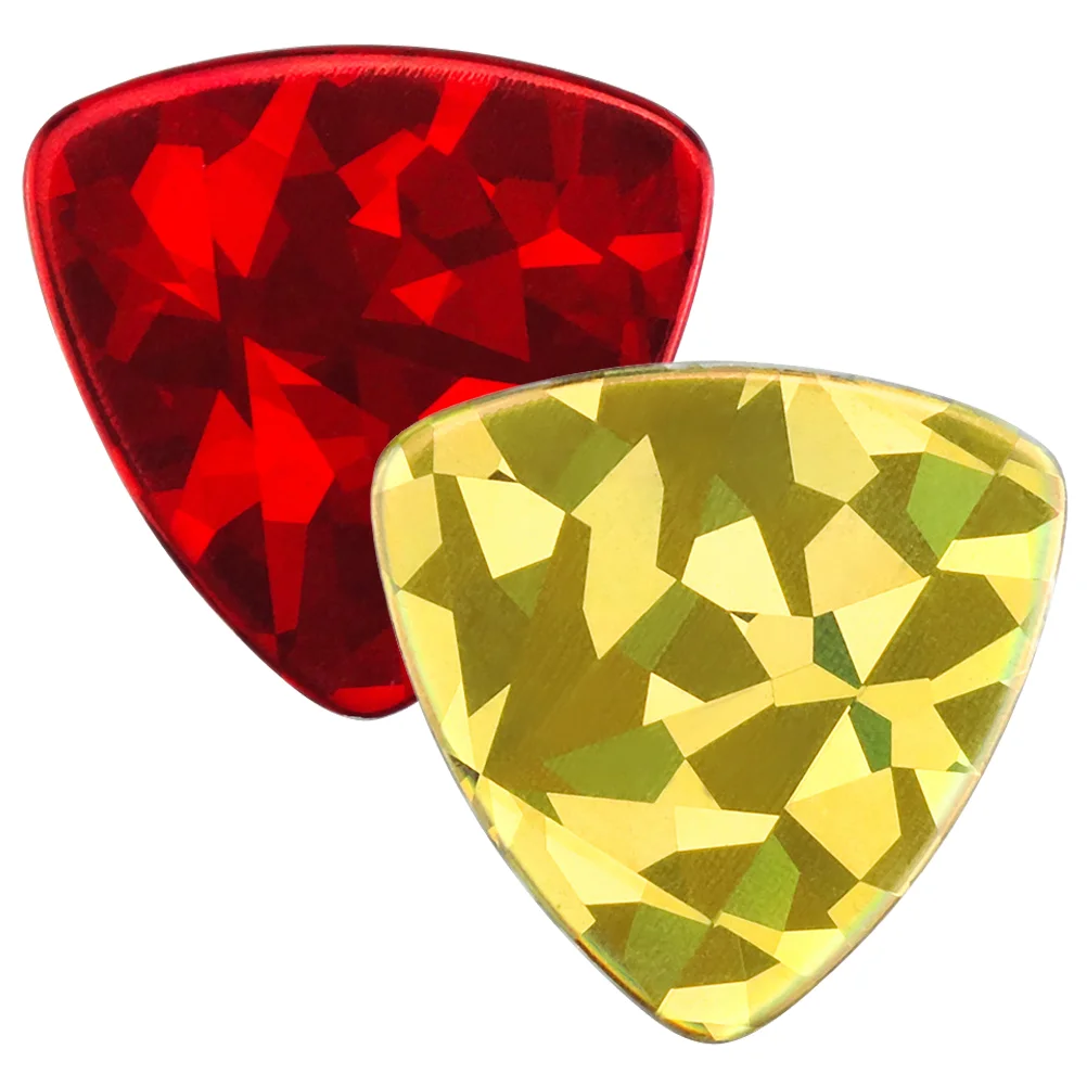 2 Pcs Guitar Pick Picks Triangle Thick Acoustic Cool Sparkling Ukulele Accessories Kit for Electric
2 Pcs Guitar Pick Picks Triangle Thick Acoustic Cool Sparkling Ukulele Accessories Kit for Electric