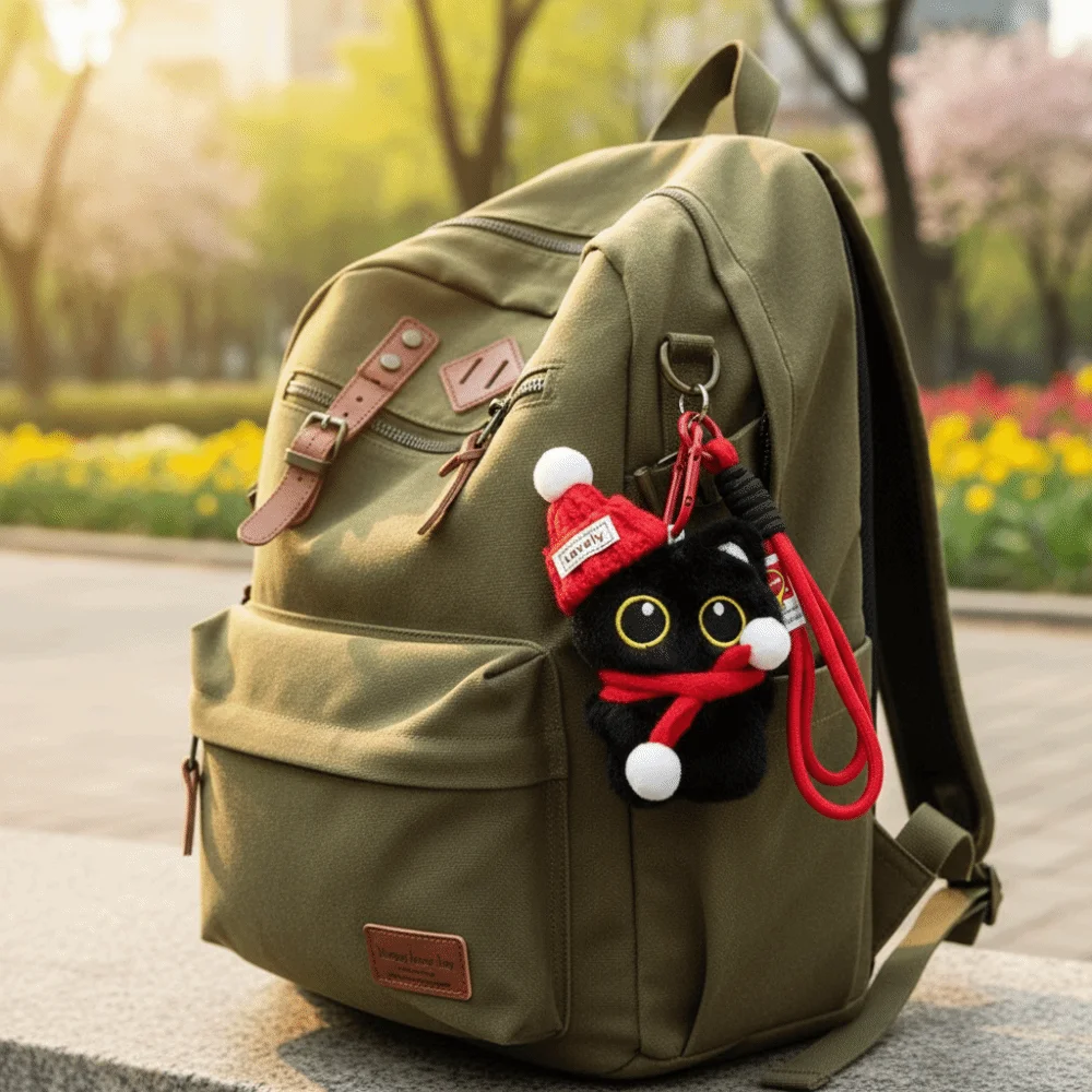 Новый дизайн «Черная кошка»: очаровательный мягкий брелок для ключей от машины, подвеска для сумки, подарок для пары
Новый дизайн «Черная кошка»: очаровательный мягкий брелок для ключей от машины, подвеска для сумки, подарок для пары