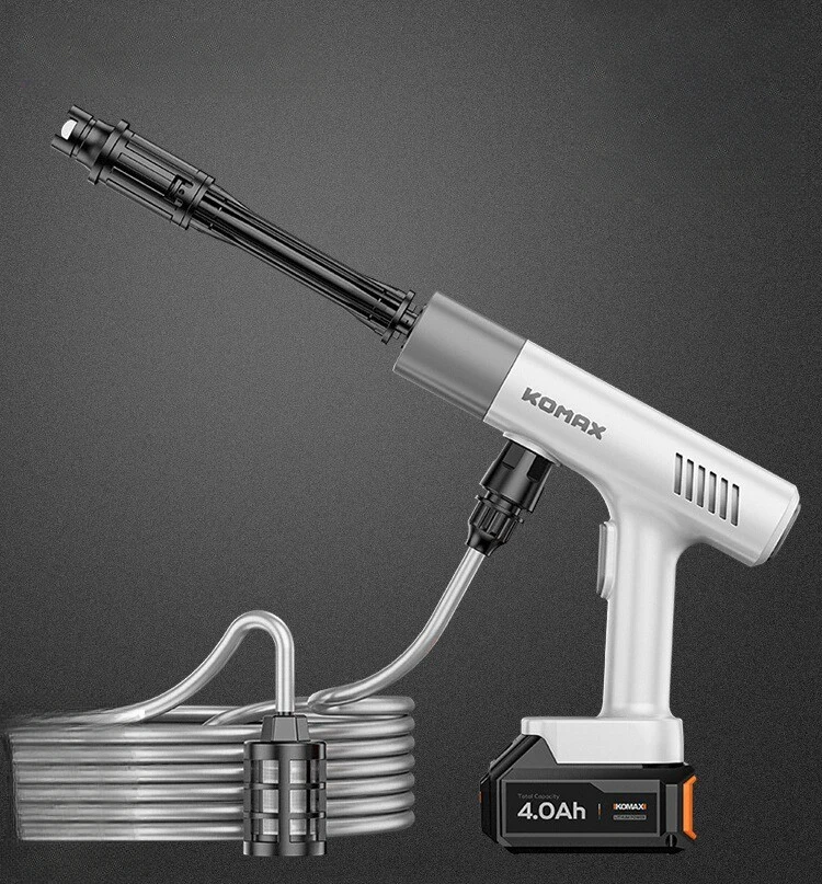 Wireless High Pressure Water Gun Lithium Battery Car Washing Machine Portable Booster Home Cleaning Artifact 
Wireless High Pressure Water Gun Lithium Battery Car Washing Machine Portable Booster Home Cleaning Artifact