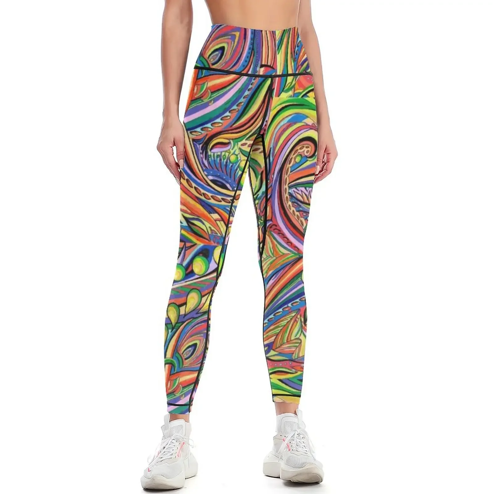 Escapism - A colourful abstract swirly piece to get lost into. Leggings sports for push up sportswear for gym Womens Leggings
Escapism - A colourful abstract swirly piece to get lost into. Leggings sports for push up sportswear for gym Womens Leggings