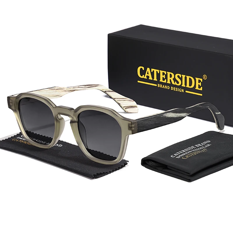 Солнцезащитные очки CATERSIDE в винтажном стиле, поляризованные, люксовый бренд, с дужками из массива дерева, для мужчин и женщин, для вождения, вечеринок и отпуска
Солнцезащитные очки CATERSIDE в винтажном стиле, поляризованные, люксовый бренд, с дужками из массива дерева, для мужчин и женщин, для вождения, вечеринок и отпуска