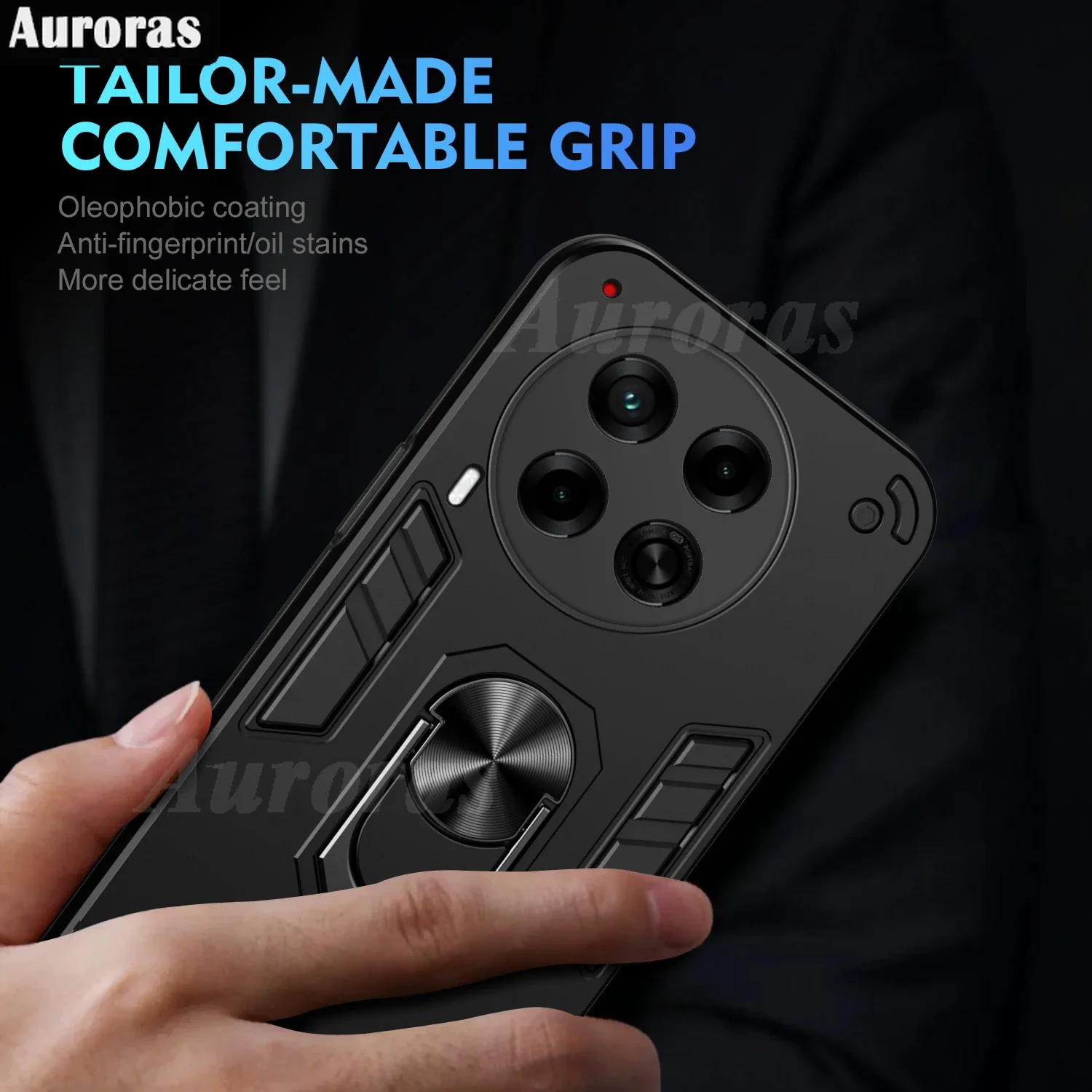 Peatkop Shockproof Armor Case for Tecno Camon 30 Pro 4G Play Silicone+PC Metal Ring Phone Back Cover for Tecno Camon 30 Premier
Peatkop Shockproof Armor Case for Tecno Camon 30 Pro 4G Play Silicone+PC Metal Ring Phone Back Cover for Tecno Camon 30 Premier