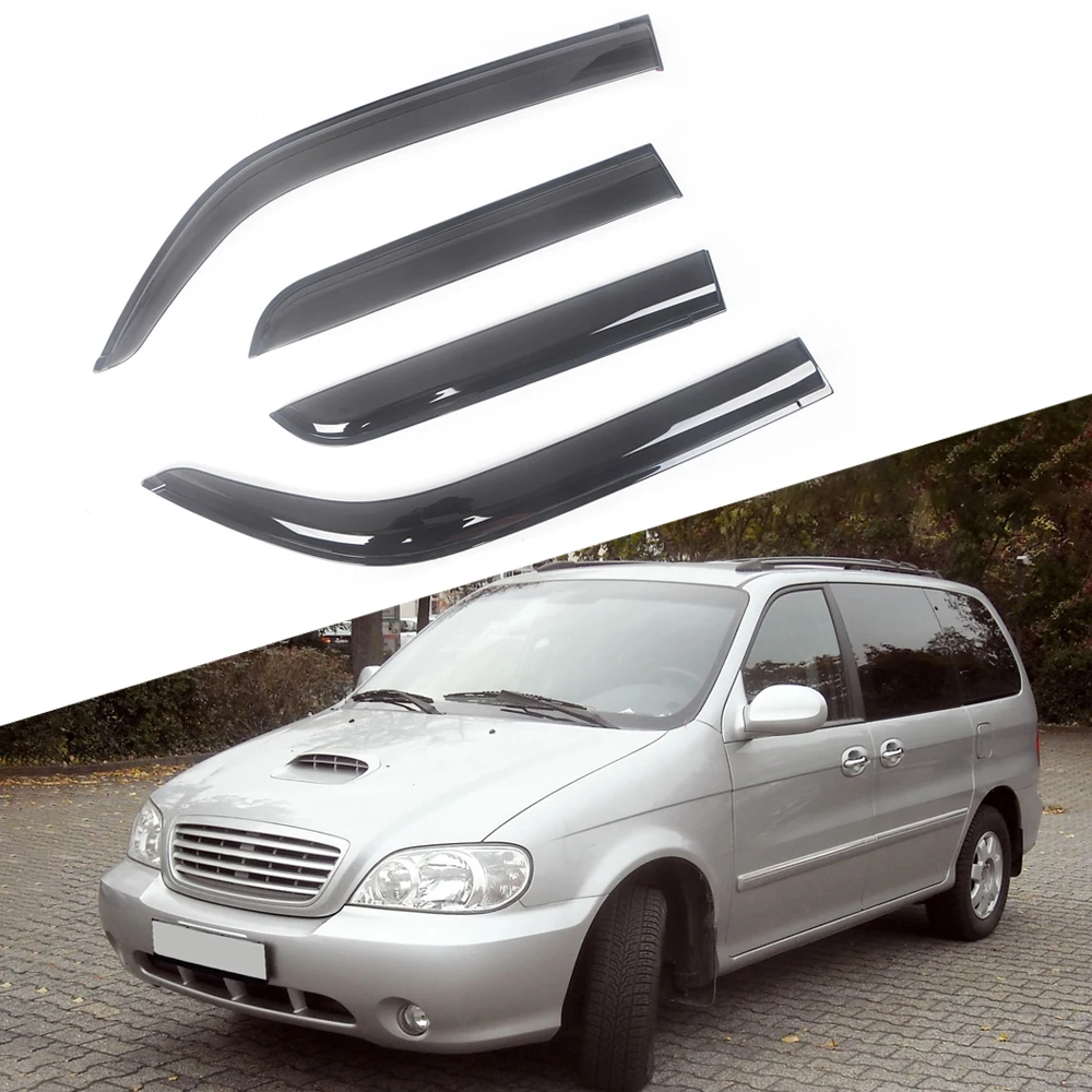 For Kia Sedona 2001-2005 Car Side Window Visor Sun Rain Guard Shade Shield Shelter Protector Cover Trim Frame Sticker Accessory
For Kia Sedona 2001-2005 Car Side Window Visor Sun Rain Guard Shade Shield Shelter Protector Cover Trim Frame Sticker Accessory